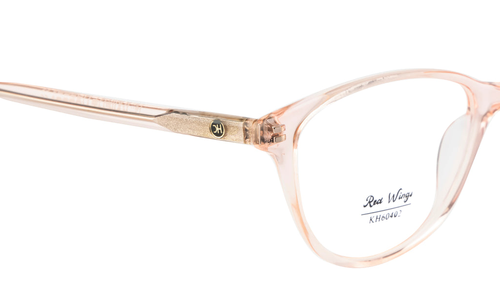 Pure Pink Acetate Cat Eye With Spring Eyewear Frame