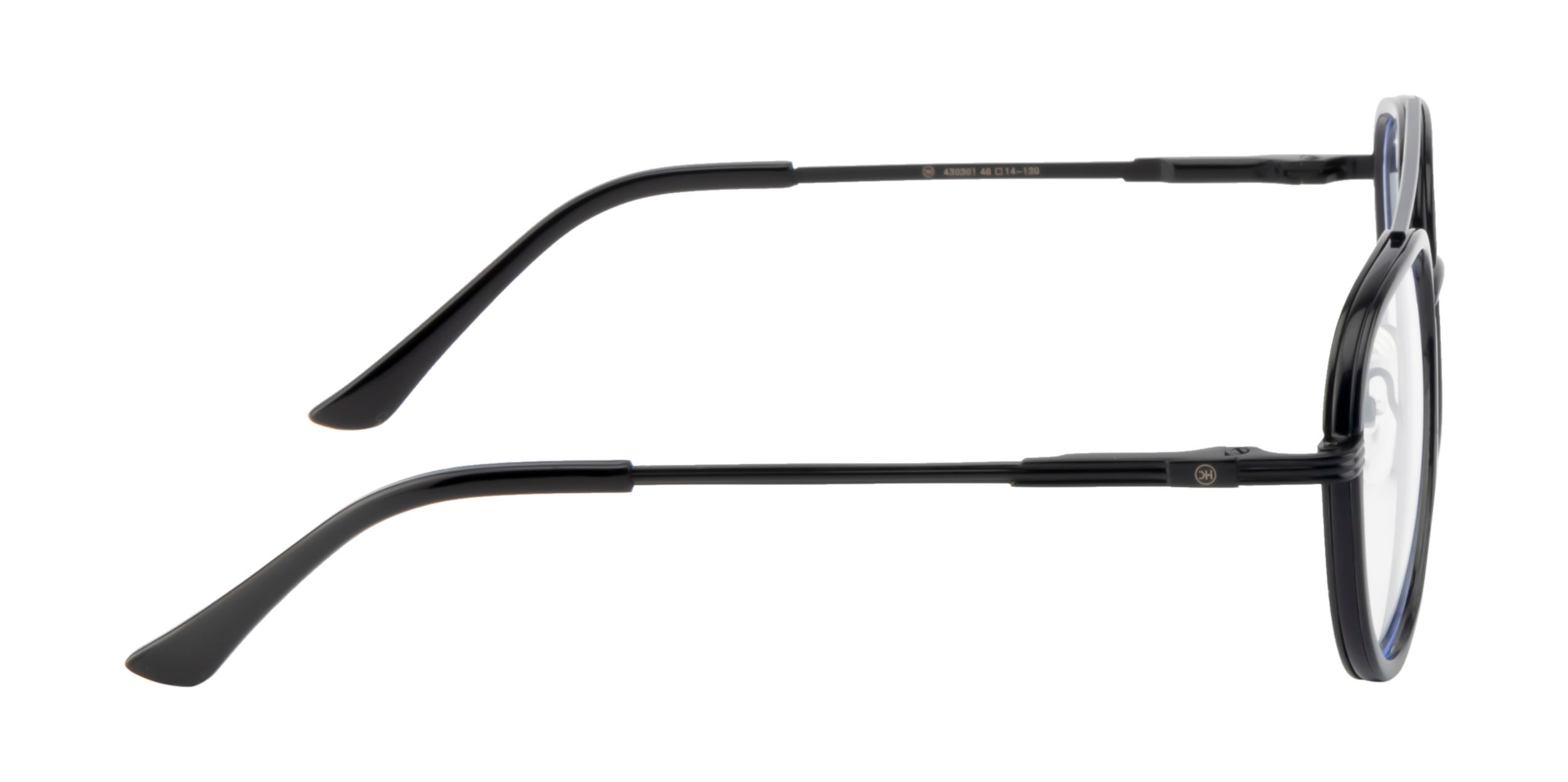 Kids Aviator Metal Frame | Sleek Black Design | With Spring | Double Bar