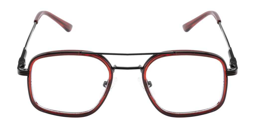 Juniorjive: Double-Bar Square Delight In Black And Red