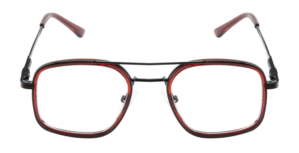 Juniorjive: Double-Bar Square Delight In Black And Red