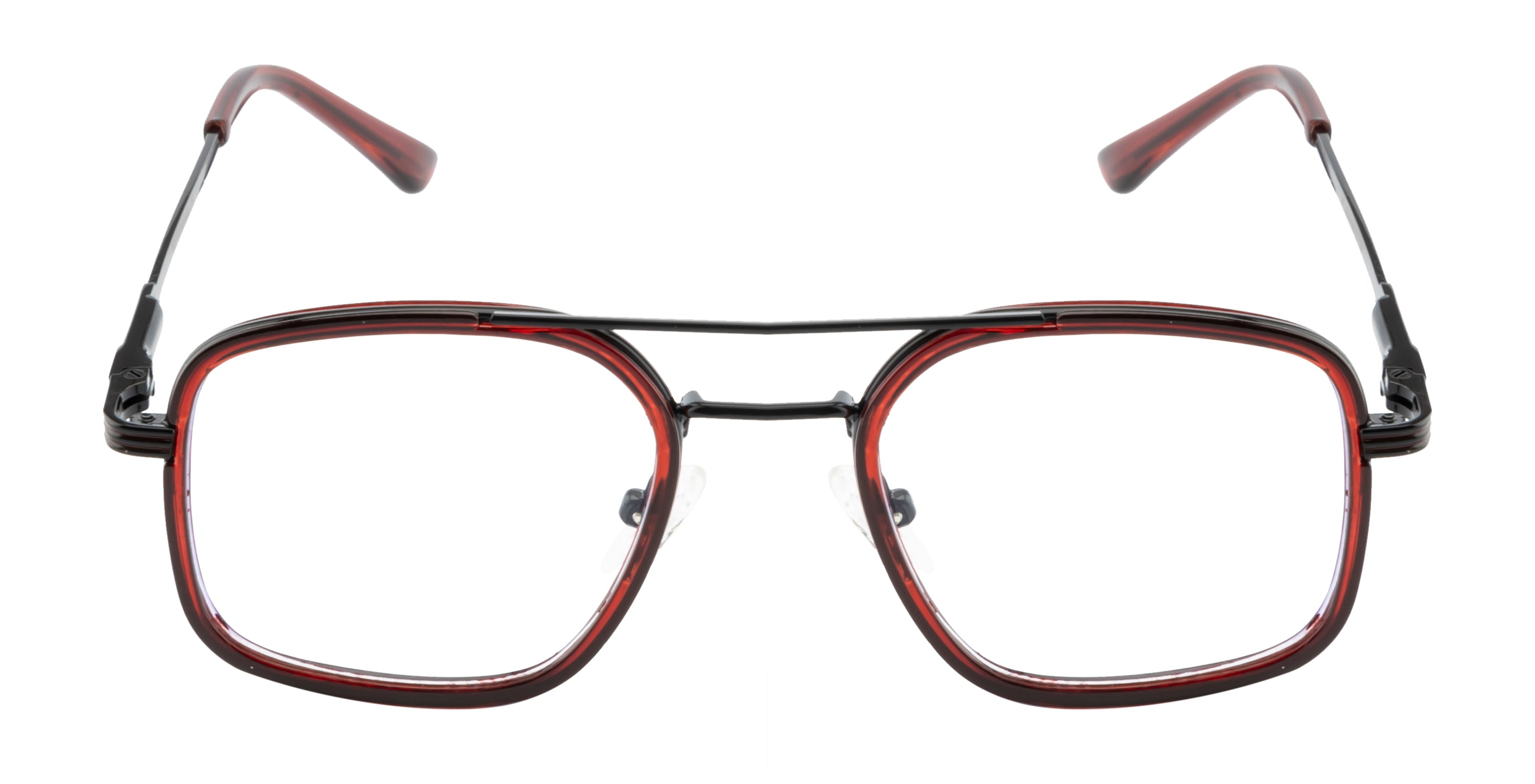 Juniorjive: Double-Bar Square Delight In Black And Red