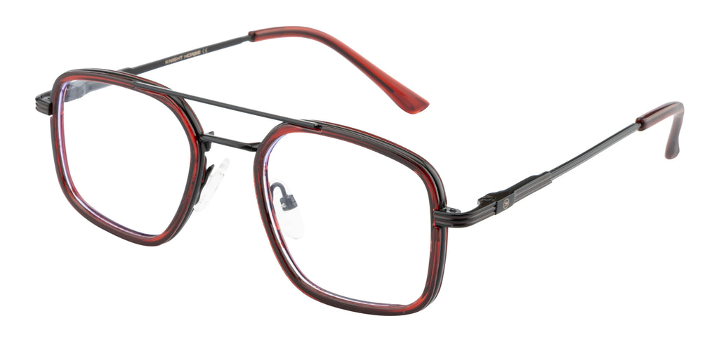 Juniorjive: Double-Bar Square Delight In Black And Red