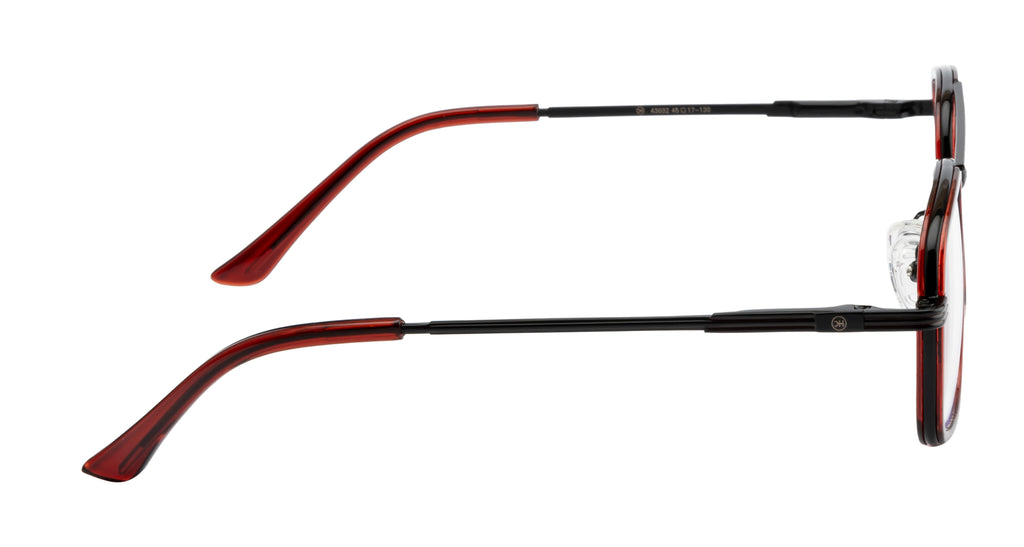 Juniorjive: Double-Bar Square Delight In Black And Red