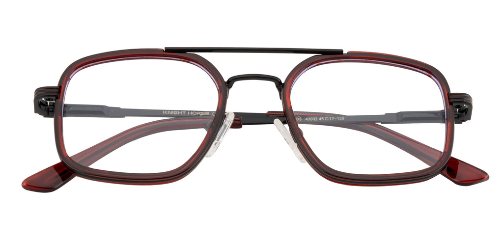 Juniorjive: Double-Bar Square Delight In Black And Red