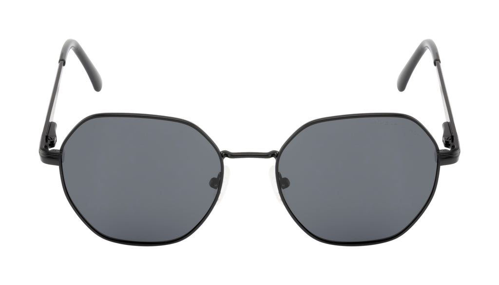 Knight Horse Full Black Polarized Metal Sunglasses