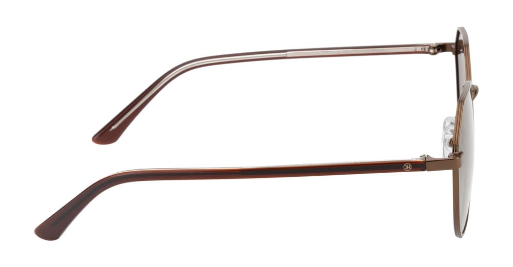 Knight Horse Stylish Geometric Sunglasses with Polarized Brown Lenses