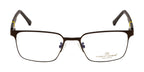 Premium Brown Metal And Silicon Eyewear Frame With Spring - Timeless Elegance Collection