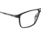 Sleek Black Rectangle Eyewear With Spring Hinges