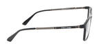 Sleek Black Rectangle Eyewear With Spring Hinges