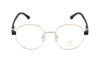 Women's Round Eyewear Frames with 180° Spring - Stylish & Comfortable Glasses for Everyday Wear