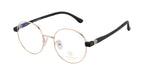 Women's Round Eyewear Frames with 180° Spring - Stylish & Comfortable Glasses for Everyday Wear
