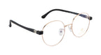 Women's Round Eyewear Frames with 180° Spring - Stylish & Comfortable Glasses for Everyday Wear