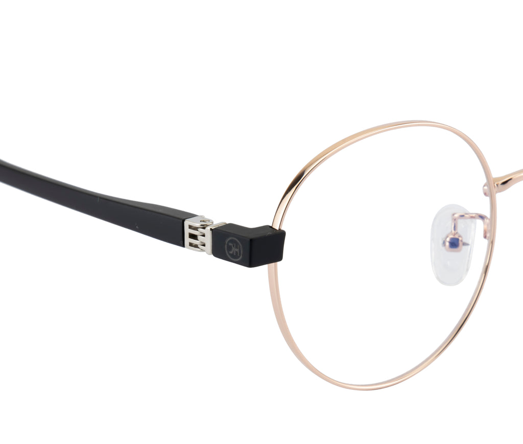 Women's Round Eyewear Frames with 180° Spring - Stylish & Comfortable Glasses for Everyday Wear