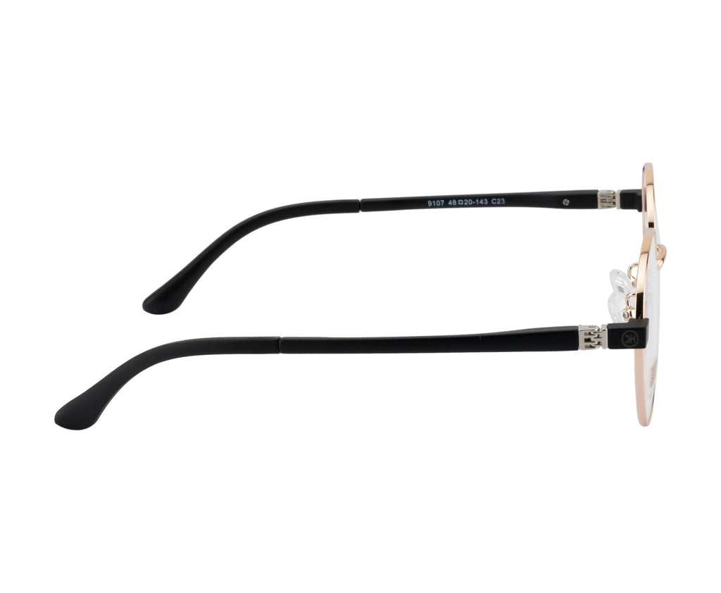 Women's Round Eyewear Frames with 180° Spring - Stylish & Comfortable Glasses for Everyday Wear
