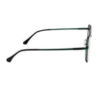 Metal Eyewear - Black & Green Color | Geometric Design