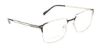 Stylish Metal Eyewear Frame In Silver & Black Color