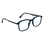 Rectangular Matte Teal Eyeglass Frame