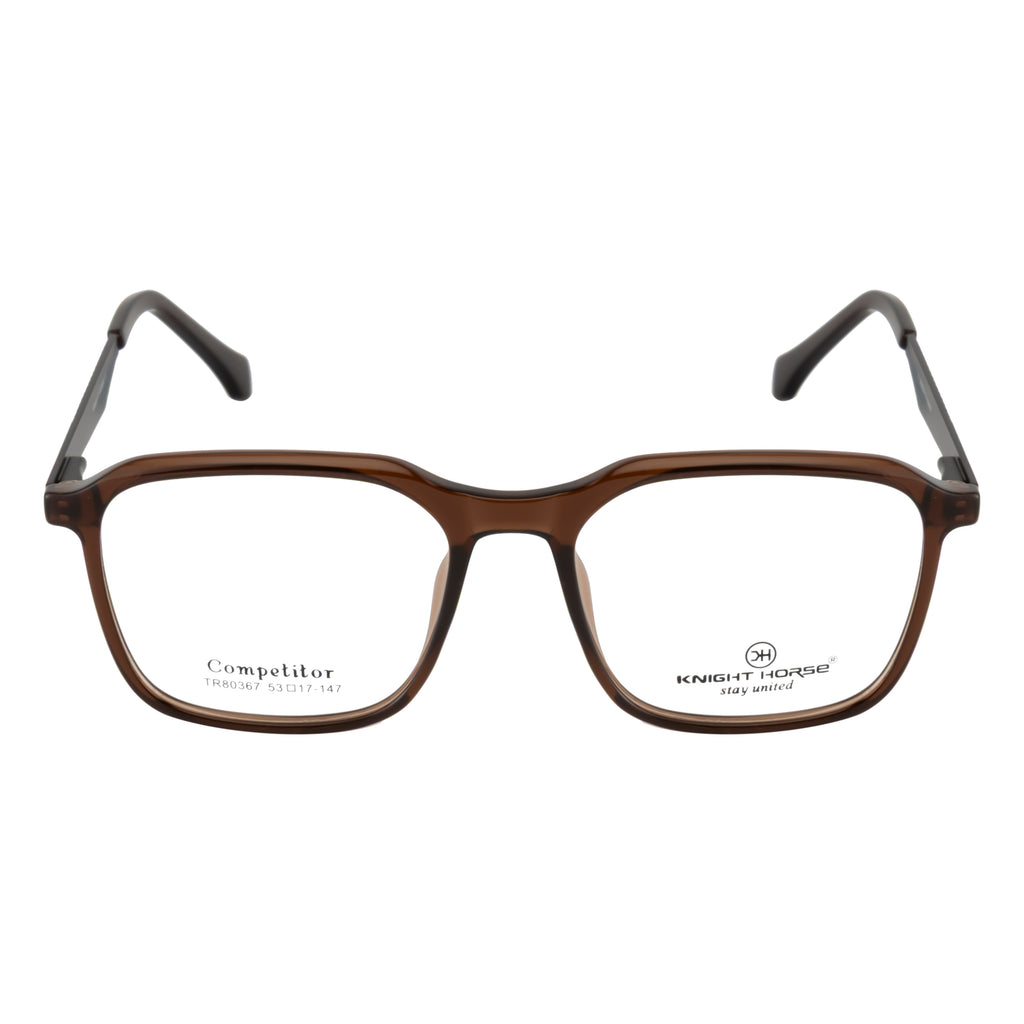 Rectangular Matte Teal Eyeglass Frame