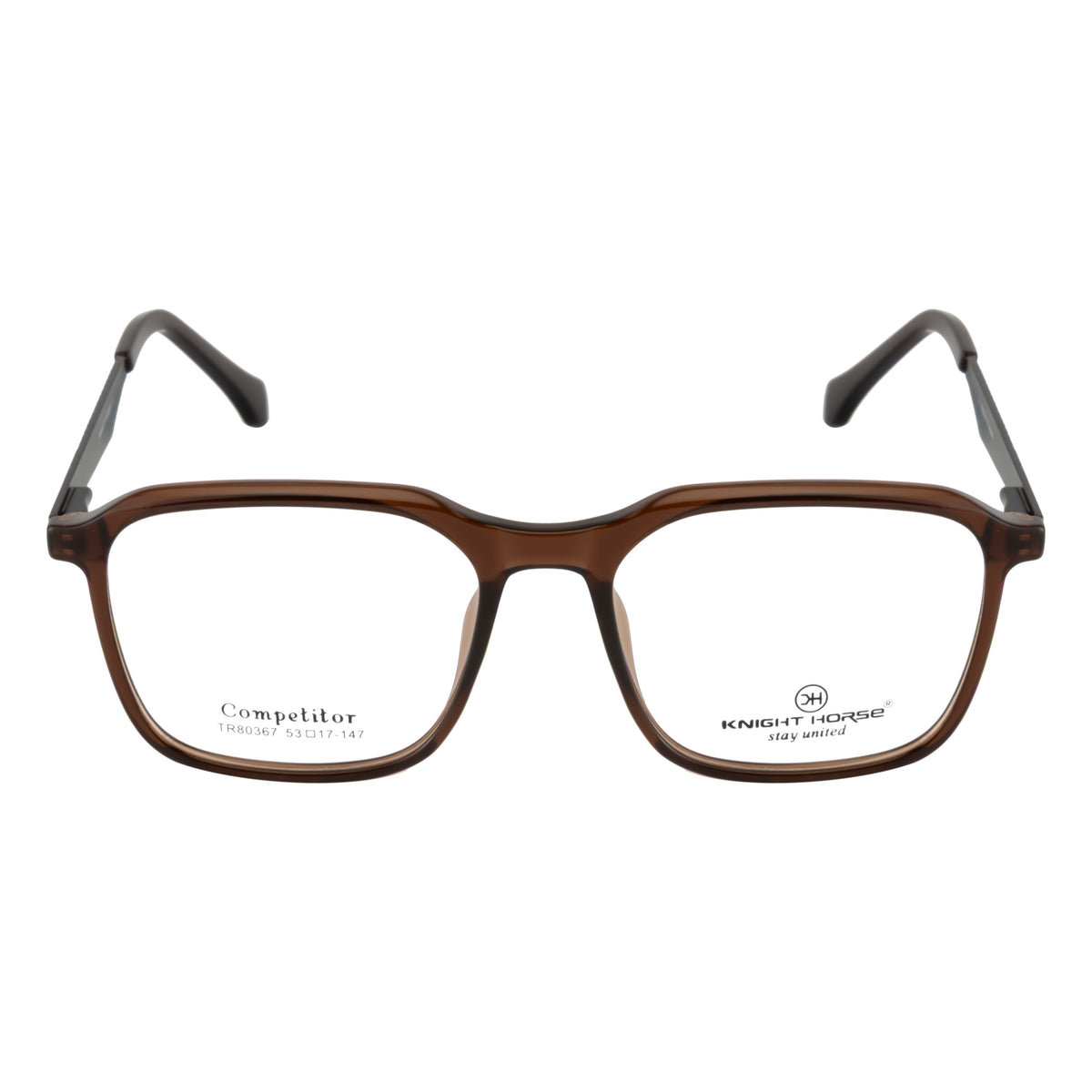Rectangular Matte Teal Eyeglass Frame