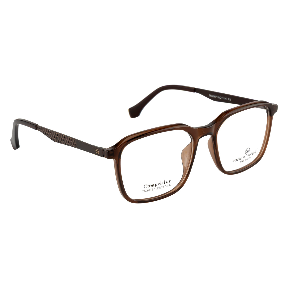 Rectangular Matte Teal Eyeglass Frame