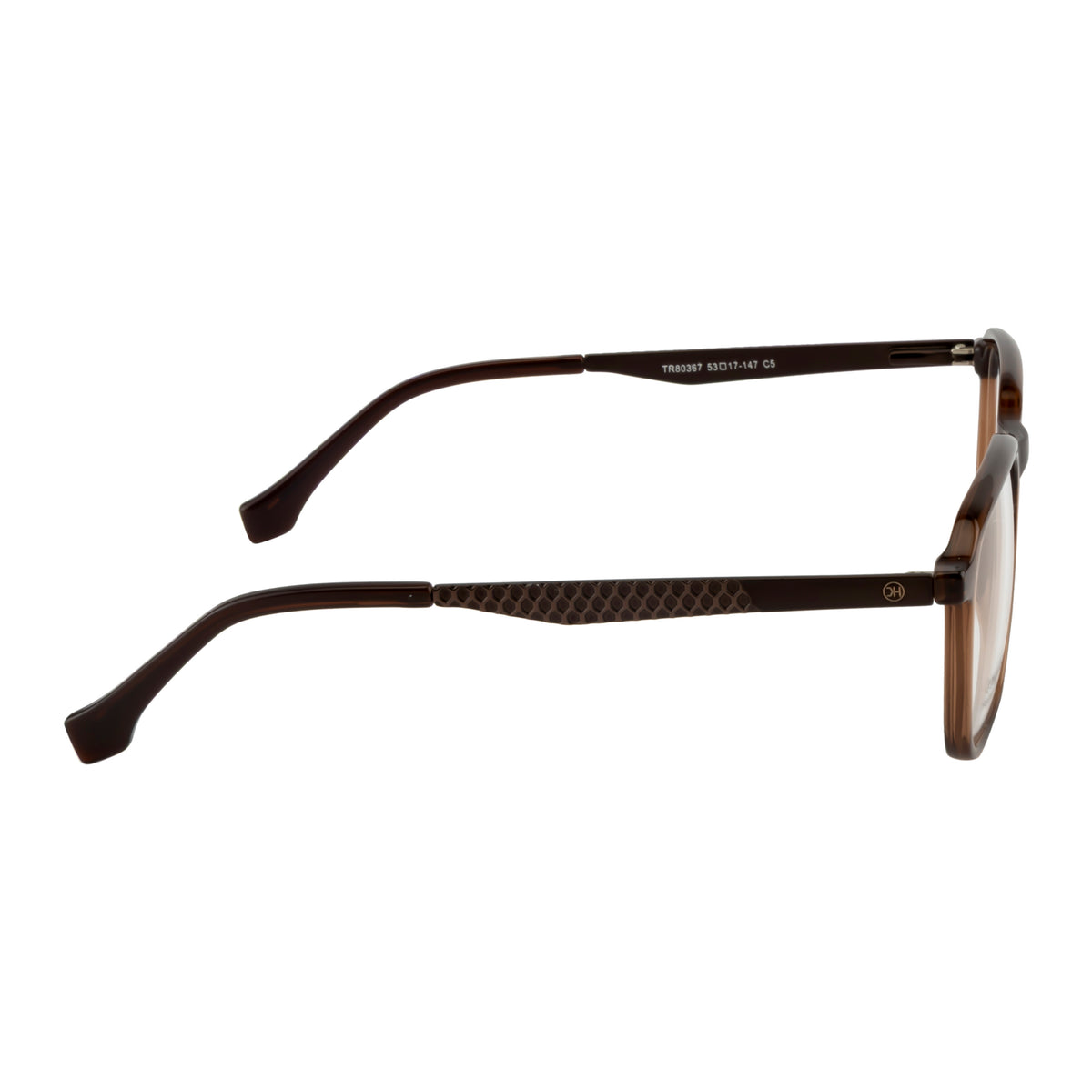 Rectangular Matte Teal Eyeglass Frame