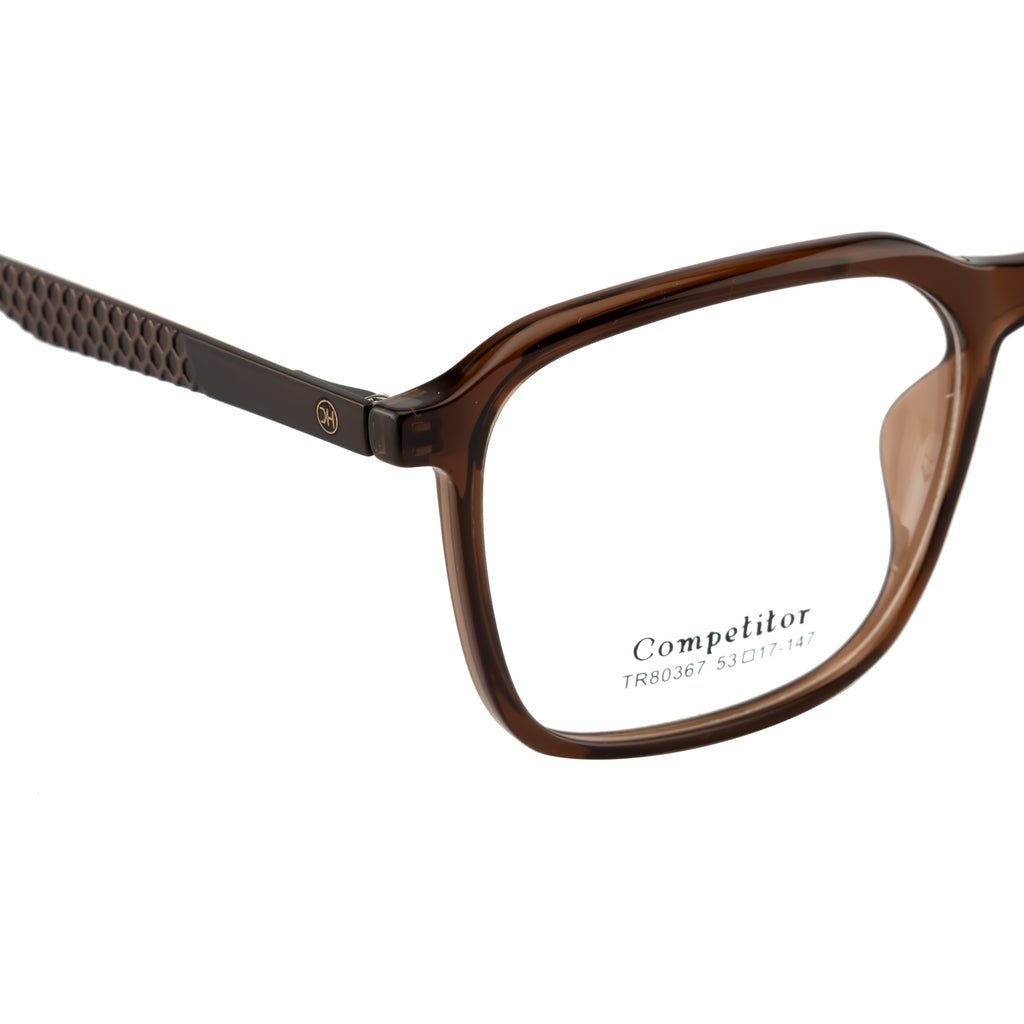 Rectangular Matte Teal Eyeglass Frame