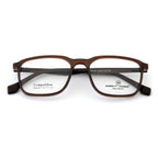 Rectangular Matte Teal Eyeglass Frame