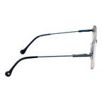 Geometric Transparent Gradient Eyeglass Frame