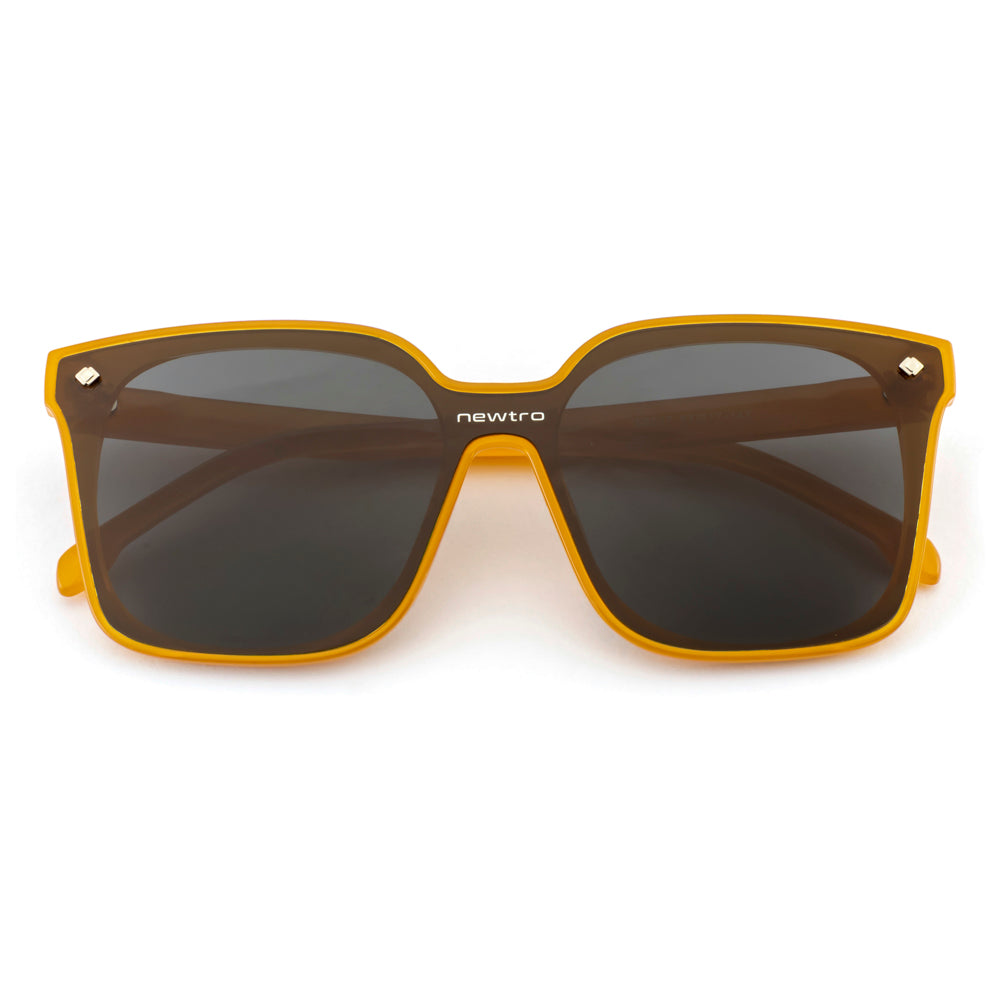 Stylish Casual Sunglasses – Orange Frame | Dark Len