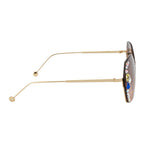 Crystal Edge Brown Sunglasses