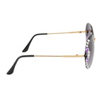 Purple Butterfly Crystal Sunglasses