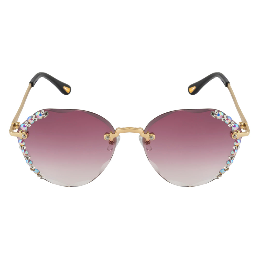 Gradient Crystal Sunglasses
