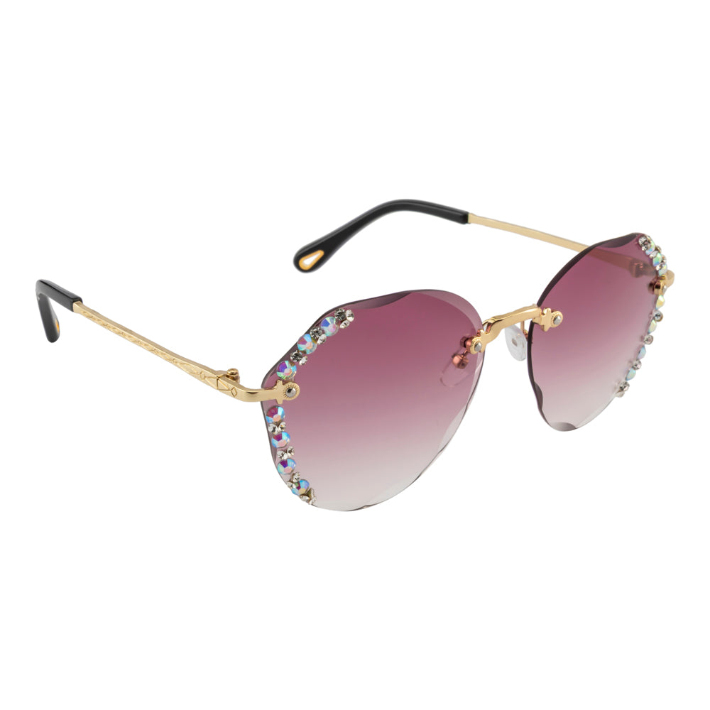 Gradient Crystal Sunglasses