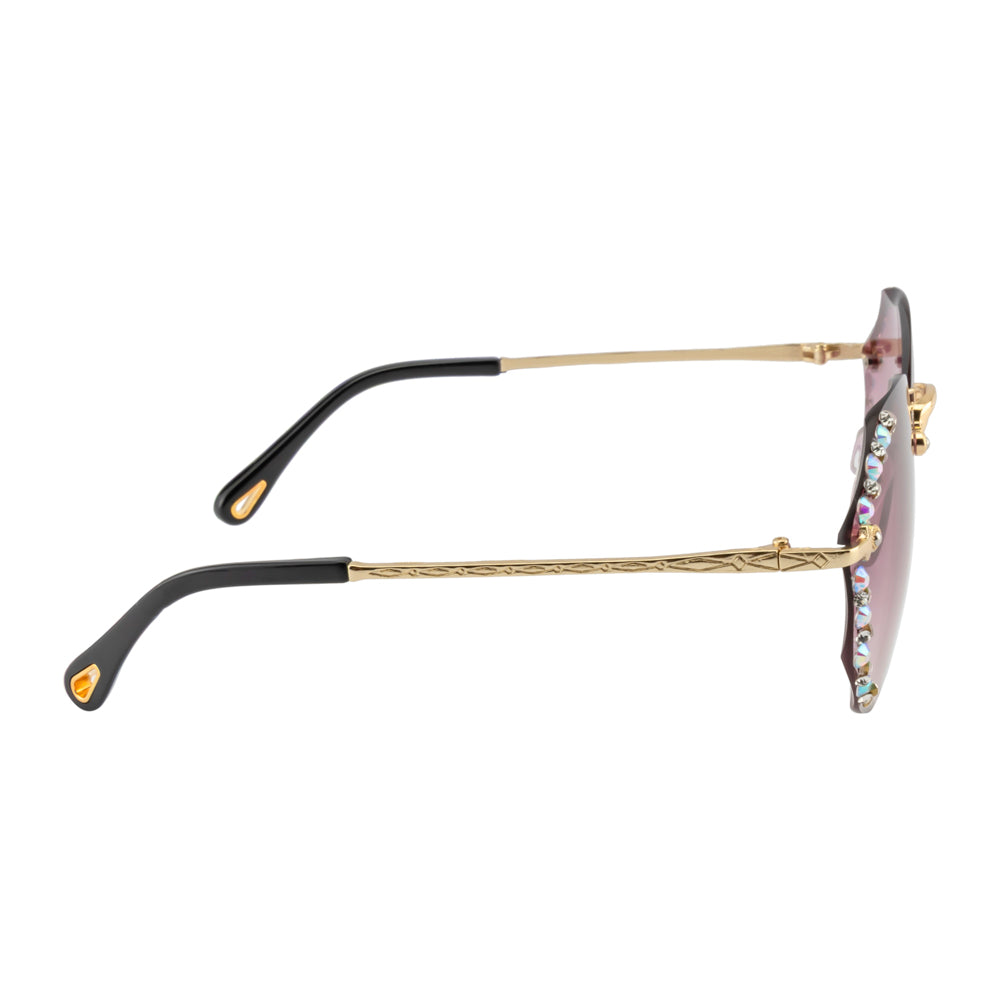 Gradient Crystal Sunglasses