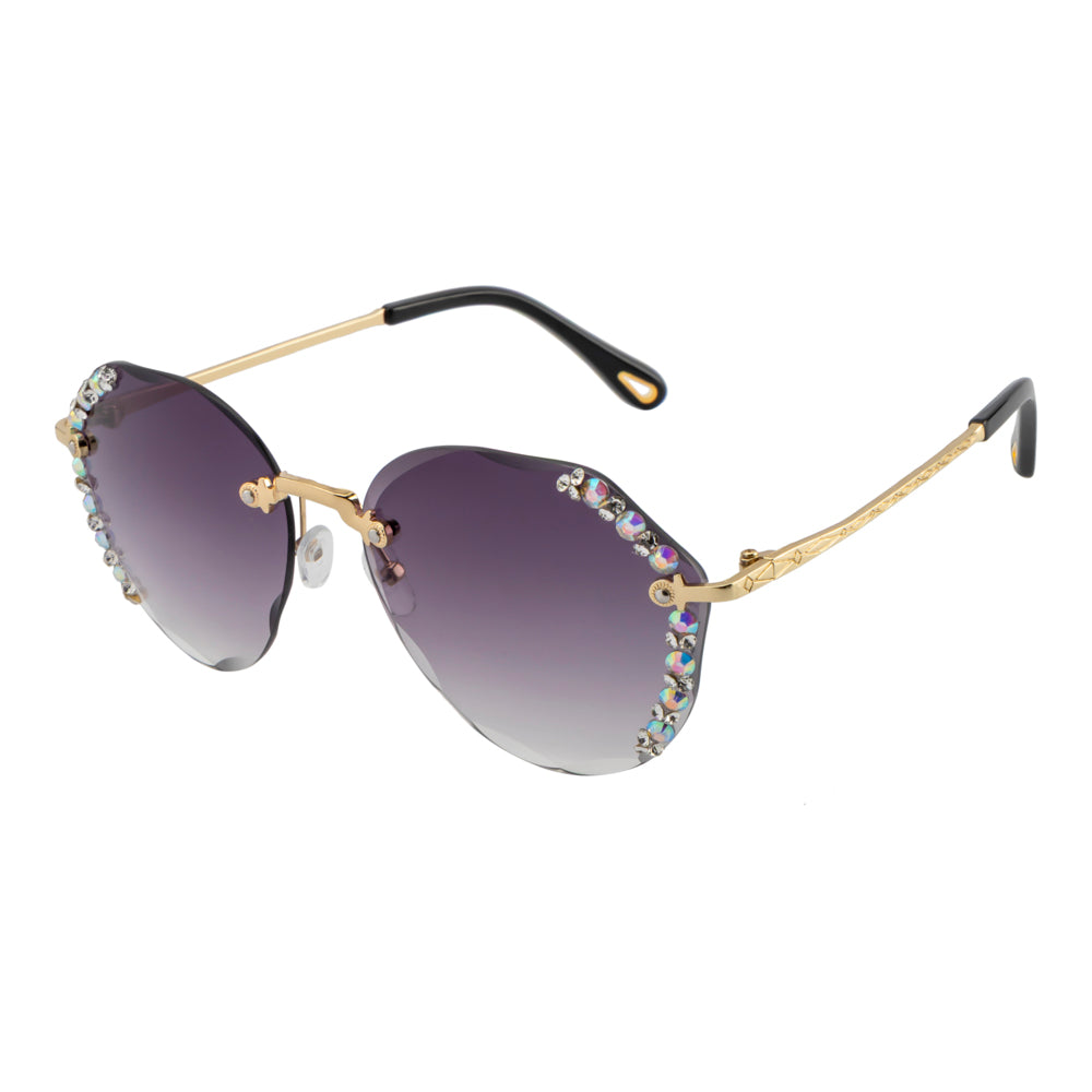 Twilight Amethyst Bloom Sunglasses