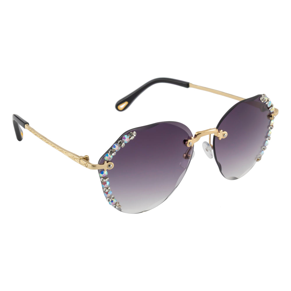 Twilight Amethyst Bloom Sunglasses