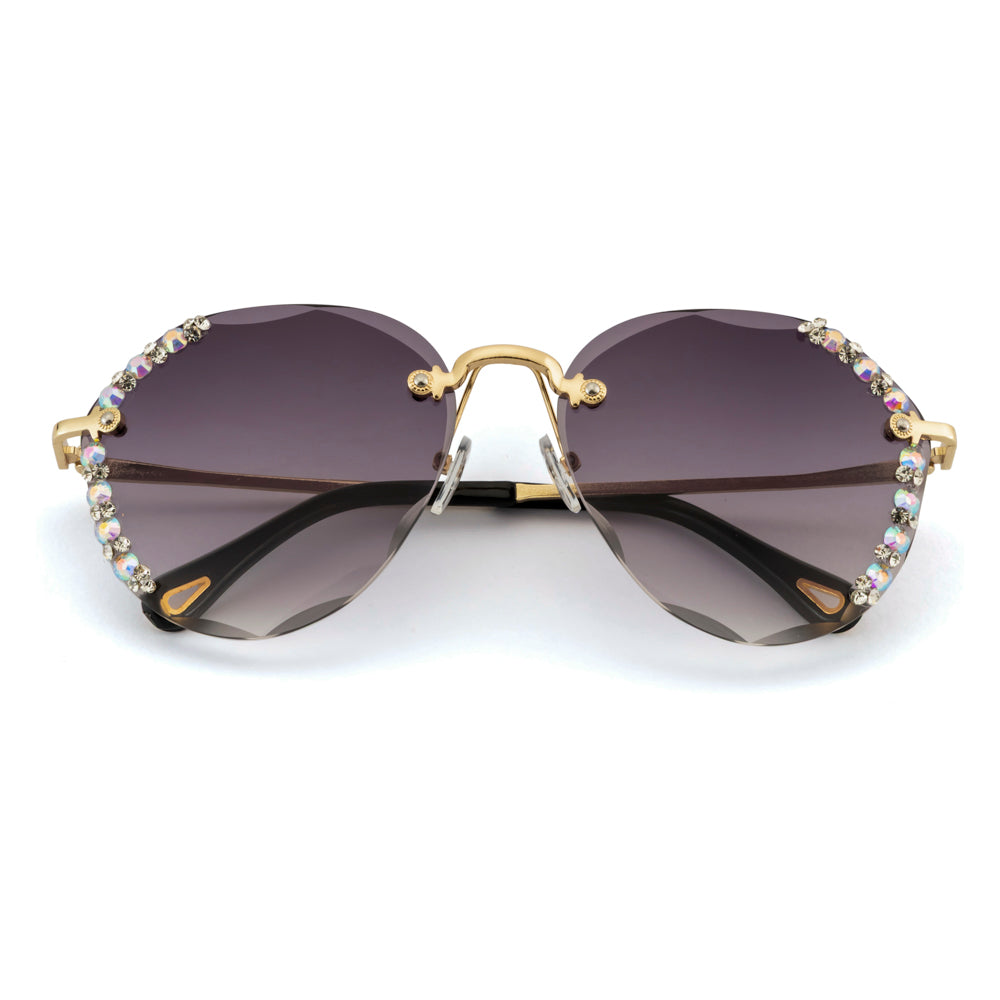 Twilight Amethyst Bloom Sunglasses