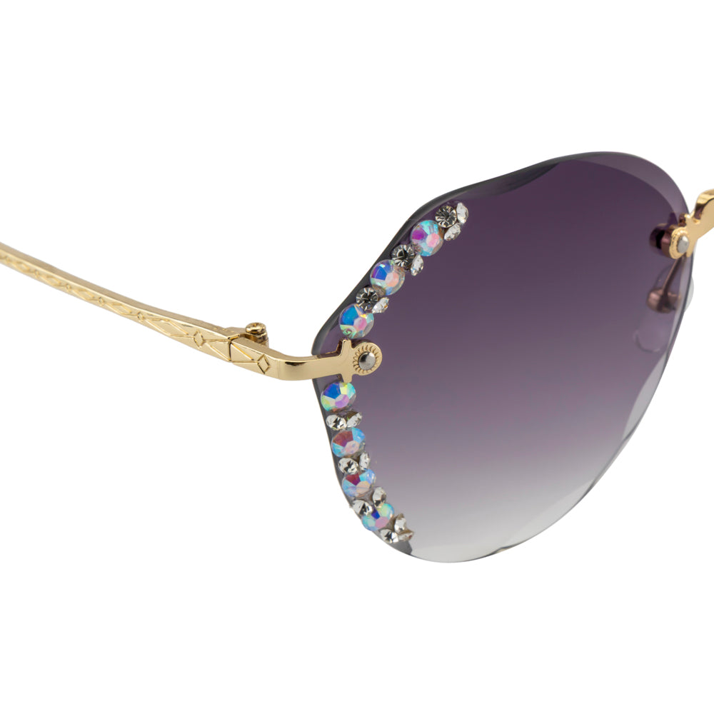 Twilight Amethyst Bloom Sunglasses