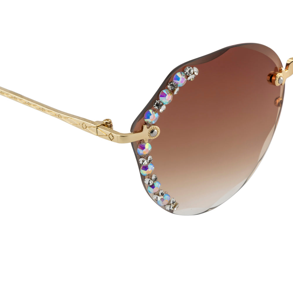 Champagne Crystal Veil