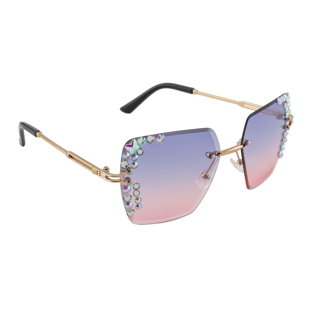 Aurora Crystal Bloom Sunglasses