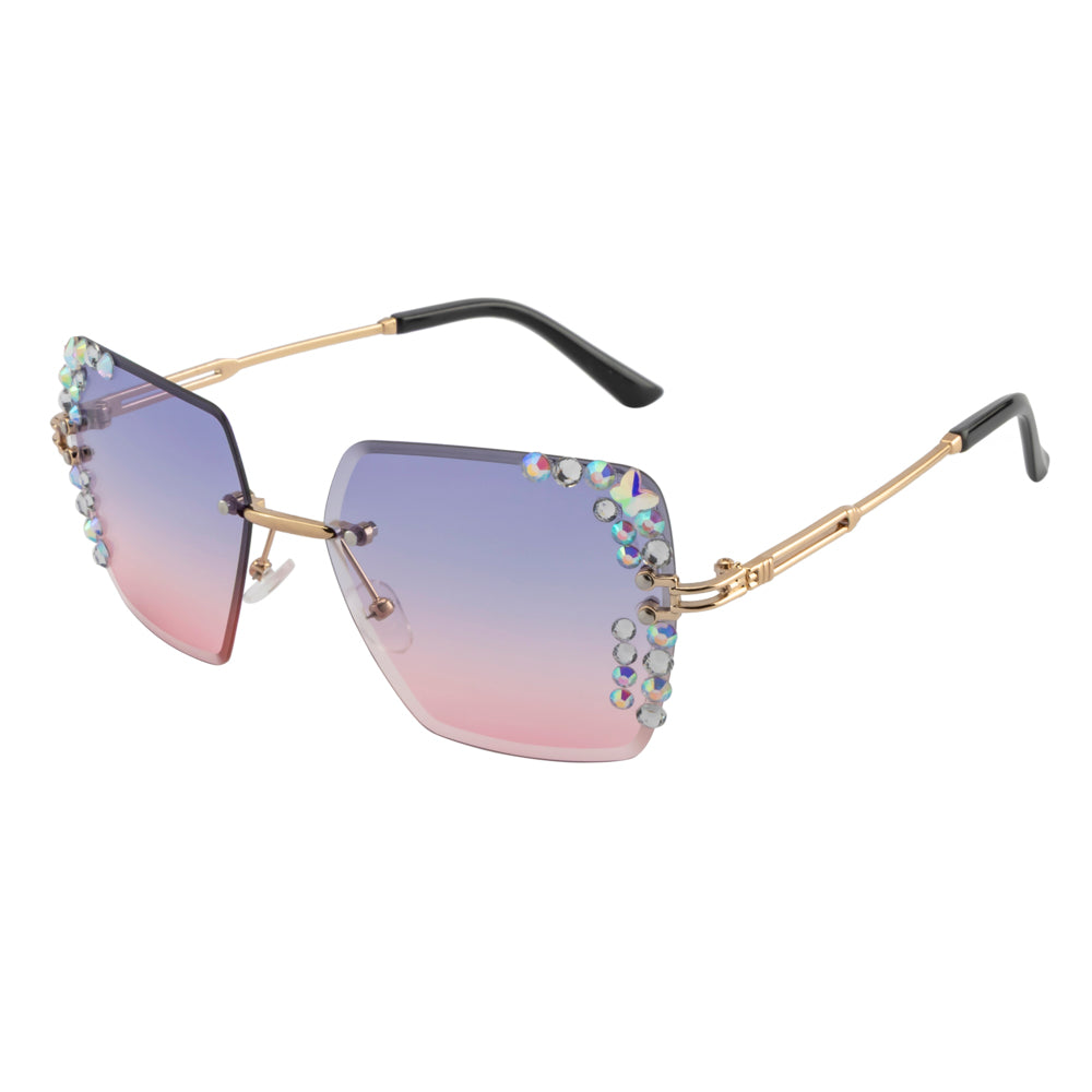 Aurora Crystal Bloom Sunglasses