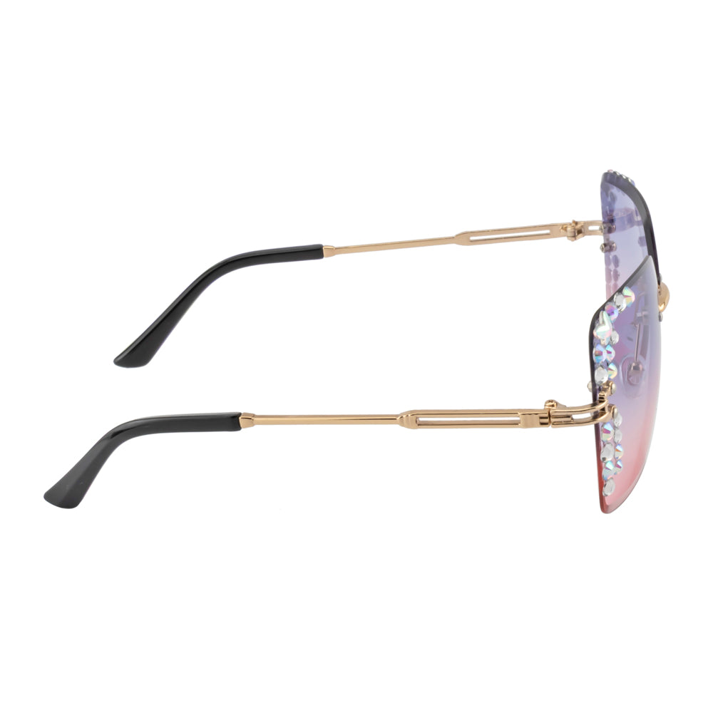 Aurora Crystal Bloom Sunglasses