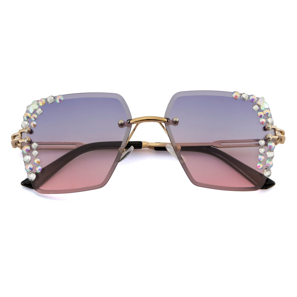 Aurora Crystal Bloom Sunglasses