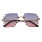 Aurora Crystal Bloom Sunglasses