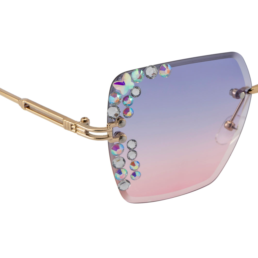 Aurora Crystal Bloom Sunglasses