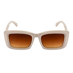 Vintage Style Sunglasses| Thick Ivory Frame| Brown Tint