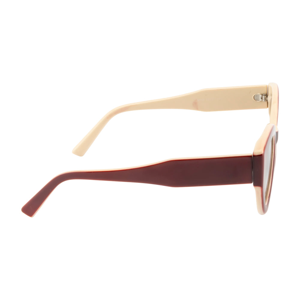 Vintage Dual-Tone Cat Eye Fashion Sunglasses for Women