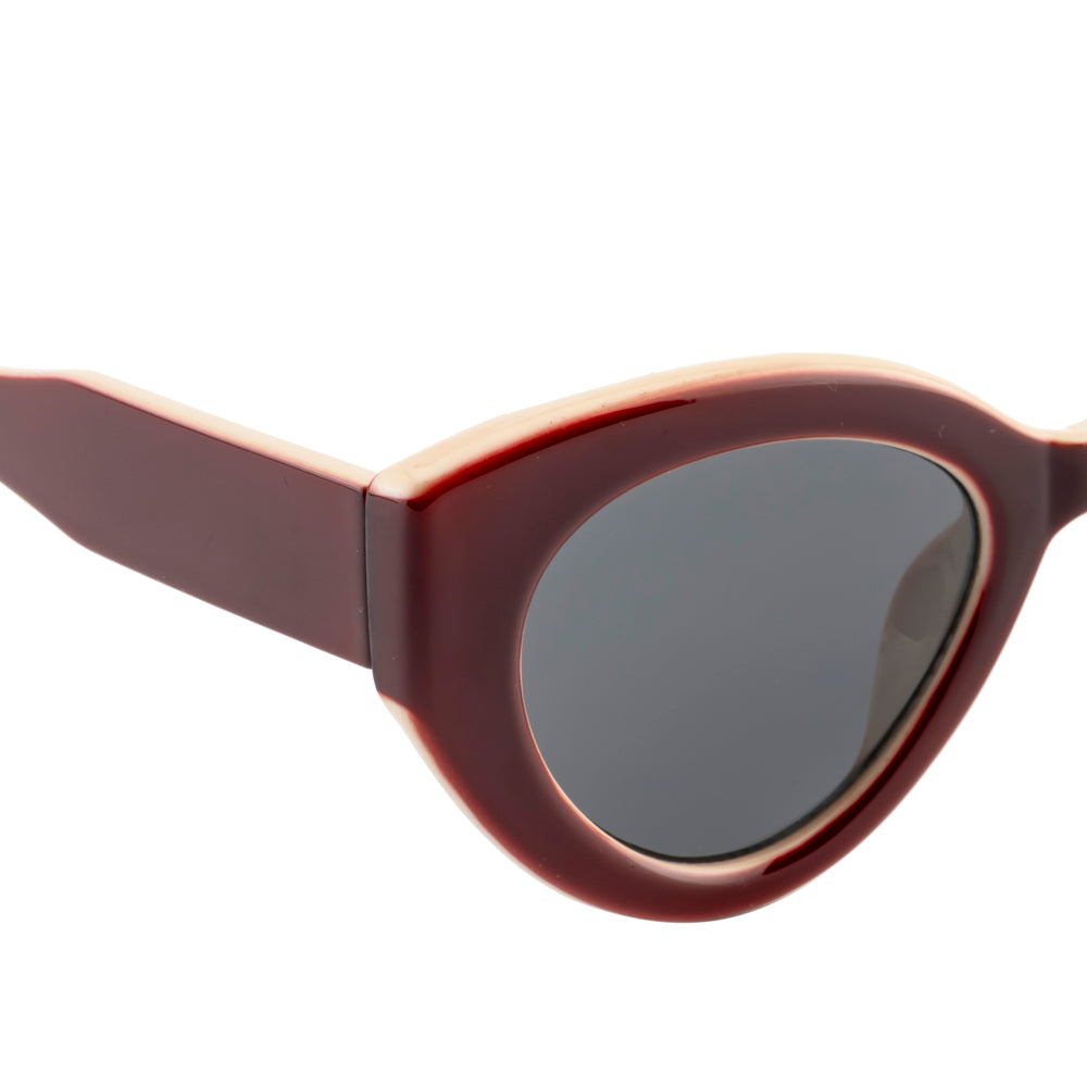 Vintage Dual-Tone Cat Eye Fashion Sunglasses for Women
