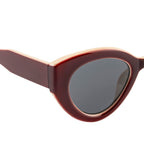 Vintage Dual-Tone Cat Eye Fashion Sunglasses for Women