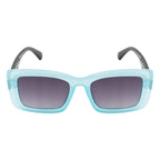 Translucent Blue Frame with Metal Chain Temples